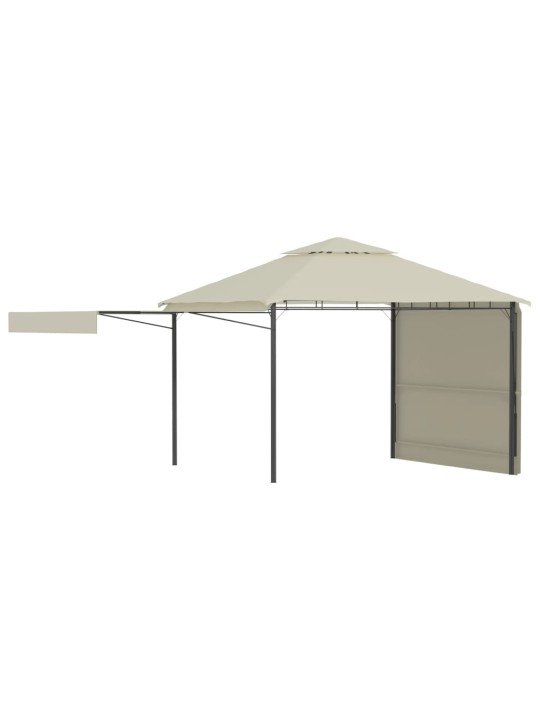 Nojume ar 2 izvelkamiem jumtiem, 3x3x2,75m, krēmkrāsa,180 g/m²