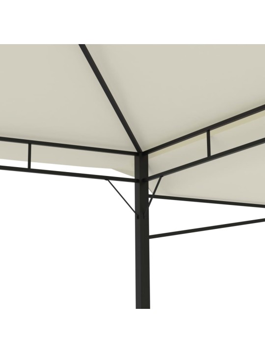 Nojume ar 2 izvelkamiem jumtiem, 3x3x2,75m, krēmkrāsa,180 g/m²