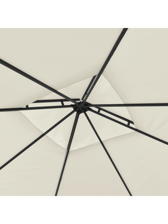 Nojume ar 2 izvelkamiem jumtiem, 3x3x2,75m, krēmkrāsa,180 g/m²