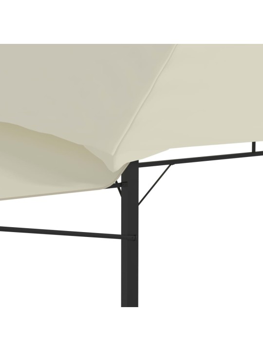Nojume ar 2 izvelkamiem jumtiem, 3x3x2,75m, krēmkrāsa,180 g/m²