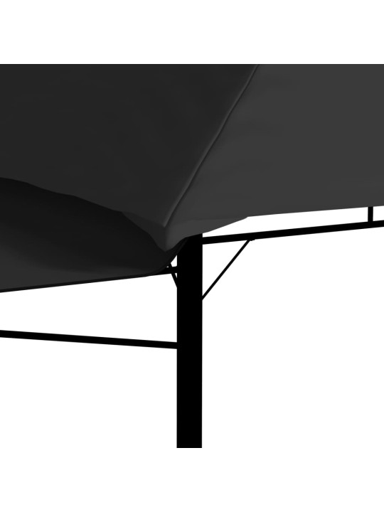 Nojume ar 2 izvelkamiem jumtiem, 3x3x2,75 m, pelēka,180 g/m²