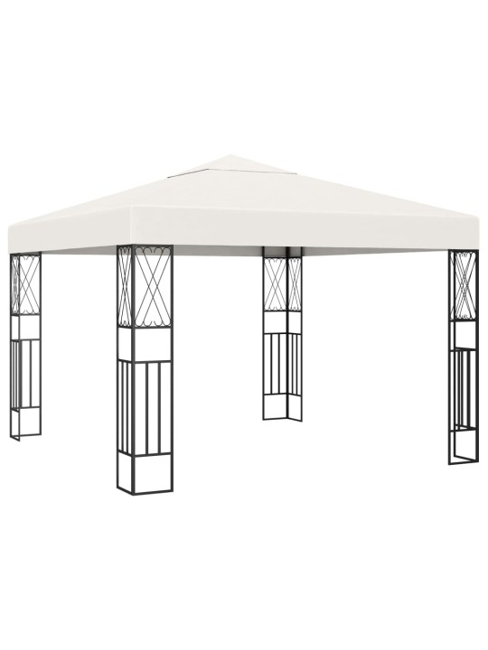 Dārza nojume, 3x3 m, krēmkrāsas audums
