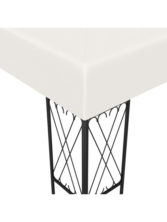 Dārza nojume, 3x3 m, krēmkrāsas audums