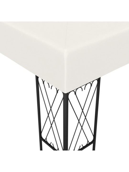 Dārza nojume, 3x6 m, krēmkrāsas audums