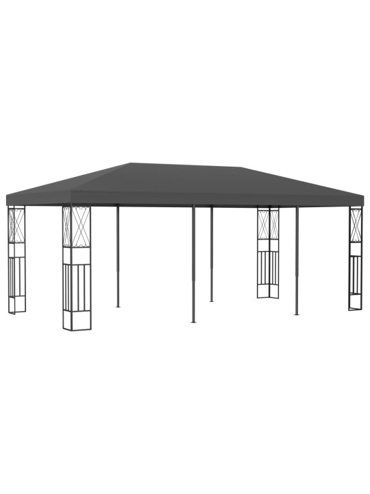 Dārza nojume, 3x6 m, antracītpelēks audums