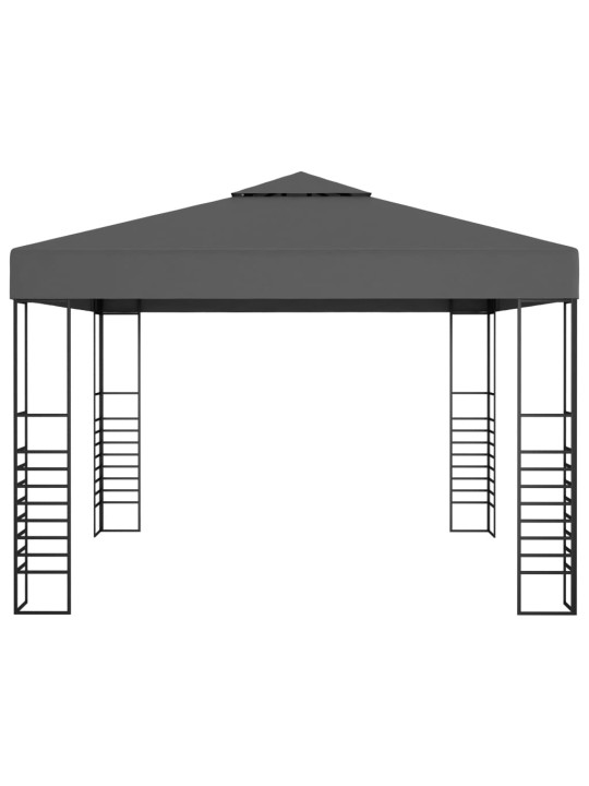 Dārza nojume, 3x3 m, antracītpelēka