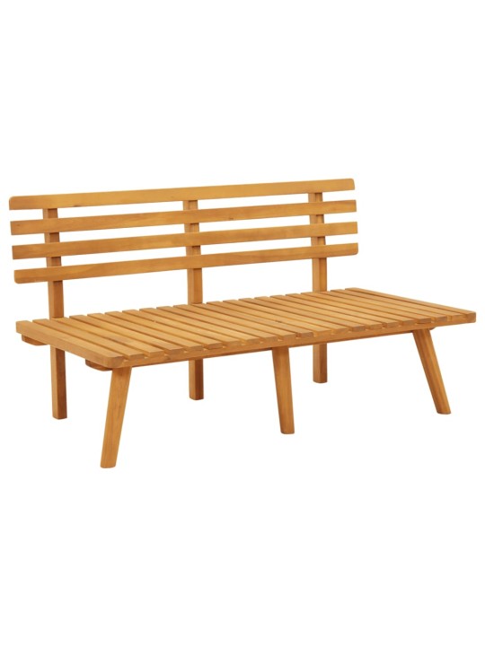 Dārza sols ar spilveniem, 115 cm, akācijas masīvkoks
