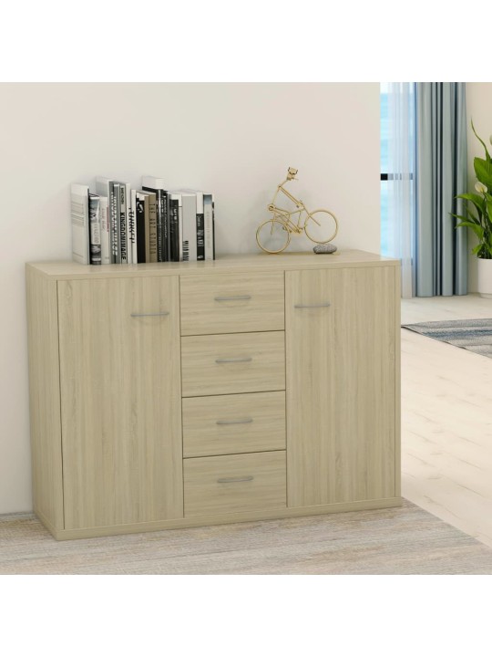 Kumode, ozolkoka krāsa, 88x30x65 cm, inženierijas koks