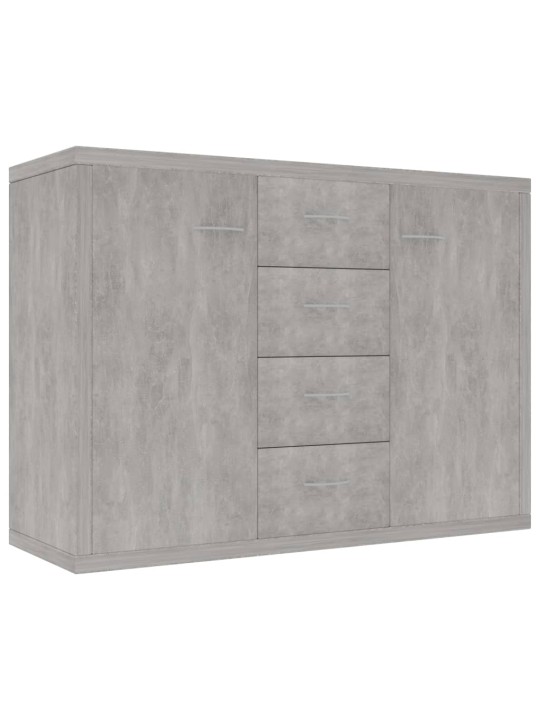 Kumode, 88x30x65 cm, inženierijas koks, betona pelēka