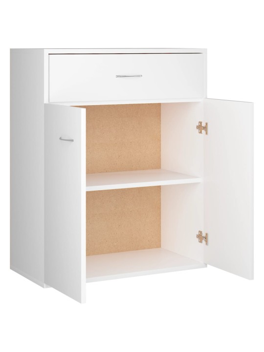 Kumode, balta, 60x30x75 cm, inženierijas koks