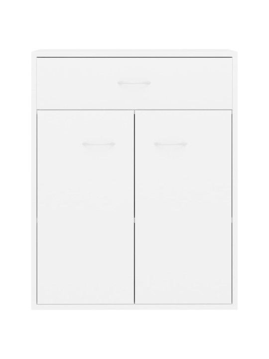 Kumode, balta, 60x30x75 cm, inženierijas koks