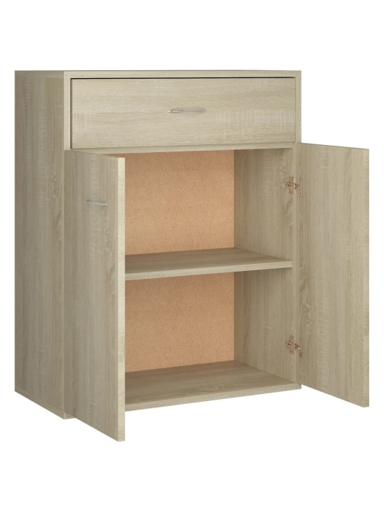 Kumode, ozolkoka krāsa, 60x30x75 cm, inženierijas koks