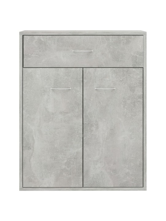 Kumode, betona pelēka, 60x30x75 cm, inženierijas koks