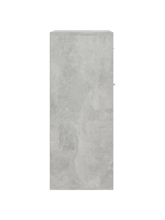 Kumode, betona pelēka, 60x30x75 cm, inženierijas koks
