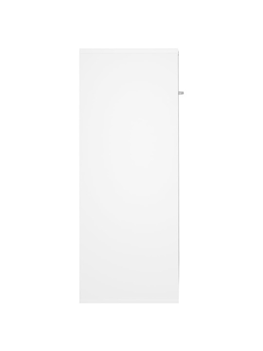 Kumode, balta, 60x30x75 cm, inženierijas koks