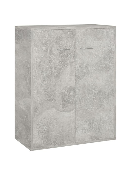 Kumode, betona pelēka, 60x30x75 cm, inženierijas koks