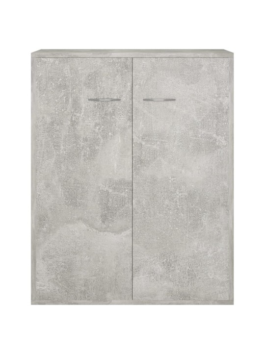 Kumode, betona pelēka, 60x30x75 cm, inženierijas koks