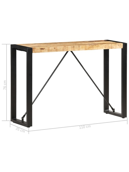 Konsoles galdiņš, 110x35x76 cm, mango masīvkoks