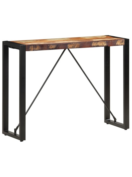 Konsoles galdiņš, 110x35x76 cm, pārstrādāts masīvkoks