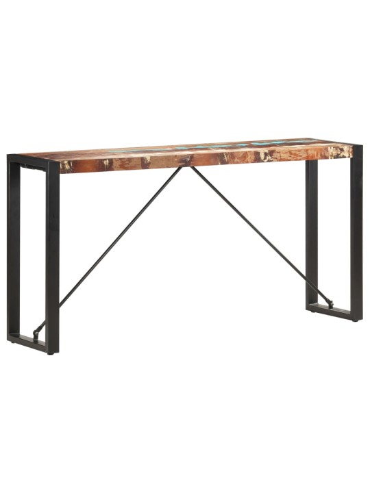 Konsoles galdiņš, 150x35x76 cm, pārstrādāts masīvkoks