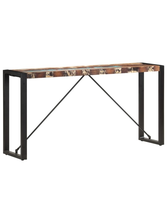 Konsoles galdiņš, 150x35x76 cm, pārstrādāts masīvkoks