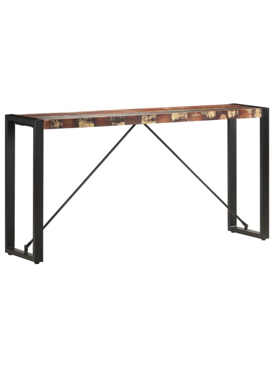 Konsoles galdiņš, 150x35x76 cm, pārstrādāts masīvkoks