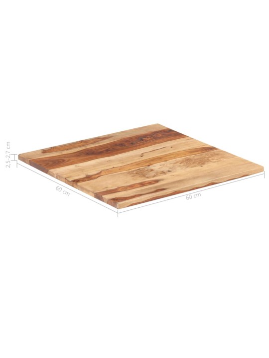 Galda virsma, 25-27 mm, 60x60 cm, akācijas masīvkoks