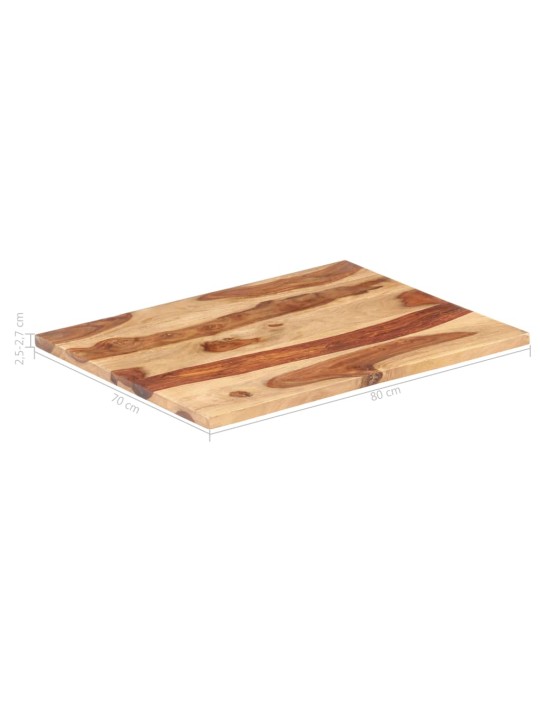 Galda virsma, 25-27 mm, 70x80 cm, akācijas masīvkoks