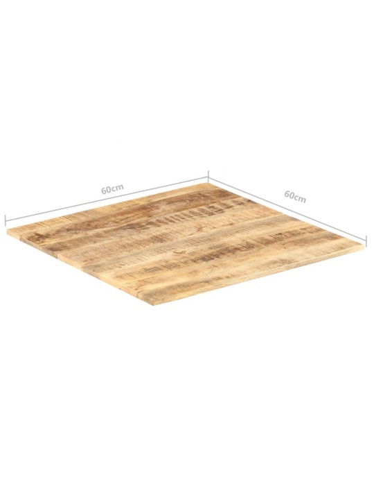 Galda virsma, 15-16 mm, 60x60 cm, mango masīvkoks