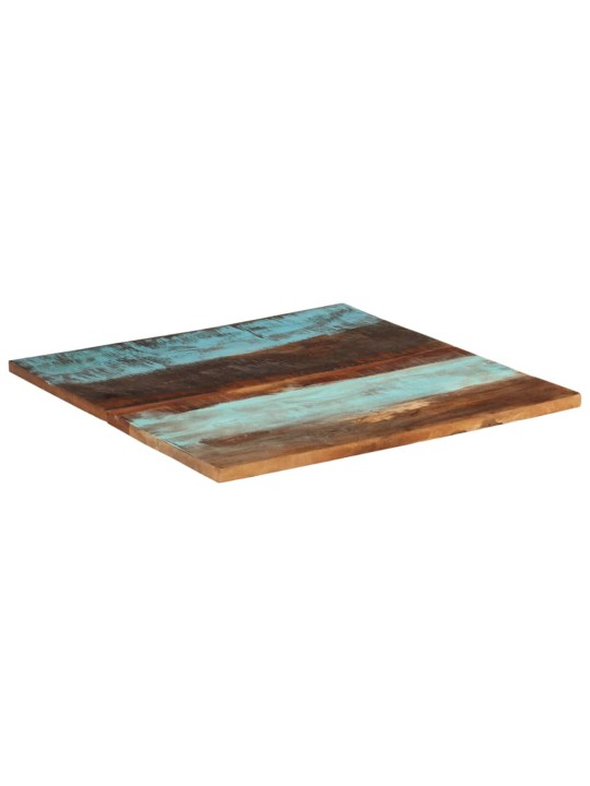 Galda virsma, kvadrāta, 80x80 cm, 25-27 mm, pārstrādāts koks