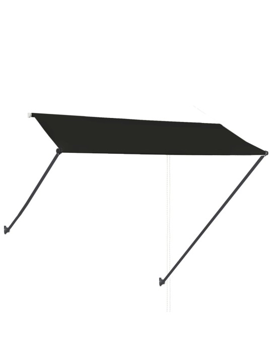 Izvelkama markīze ar led, 300x150 cm, antracītpelēka