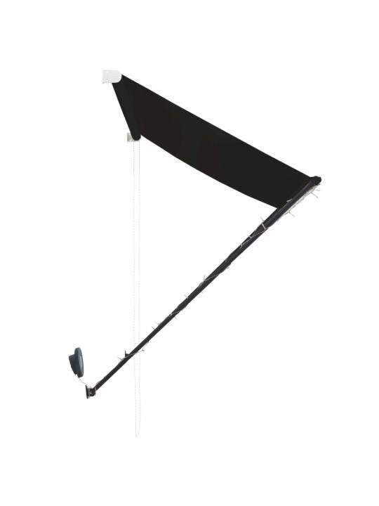 Izvelkama markīze ar led, 300x150 cm, antracītpelēka