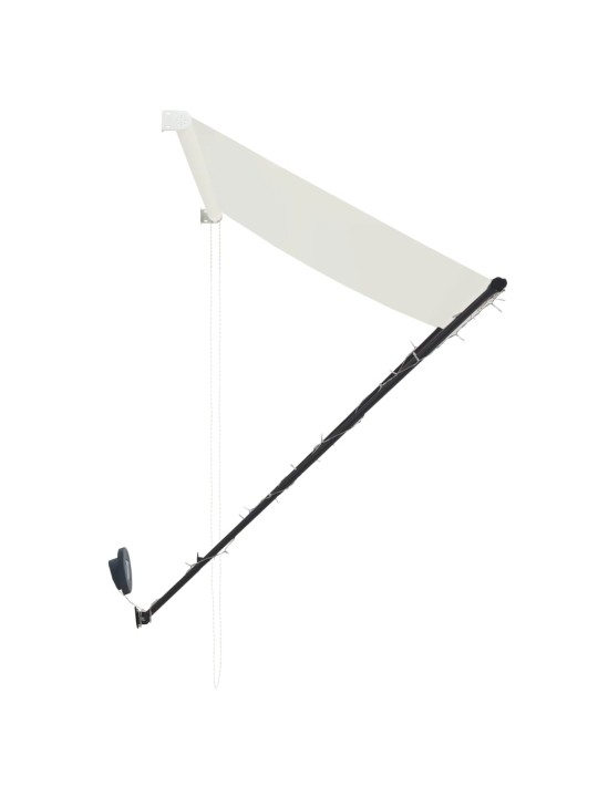 Izvelkama markīze ar led, 250x150 cm, krēmkrāsas