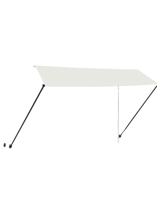 Izvelkama markīze ar led, 350x150 cm, krēmkrāsa