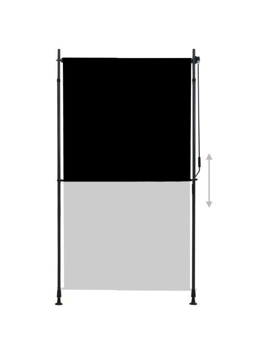 Āra ruļļu žalūzija, 120x270 cm, antracītpelēka