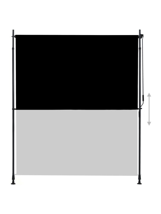 Āra ruļļu žalūzija, 200x270 cm, antracītpelēka