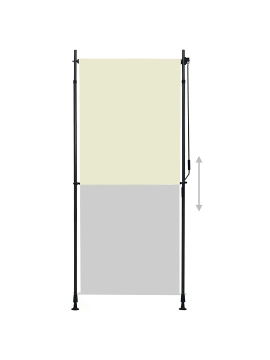 Āra ruļļu žalūzija, 100x270 cm, krēmkrāsā
