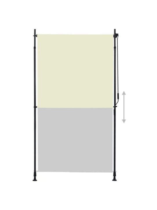 Āra ruļļu žalūzija, 120x270 cm, krēmkrāsas