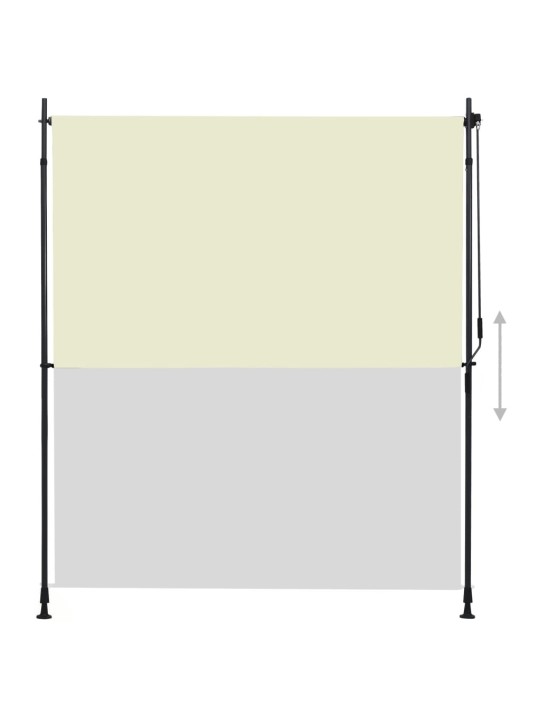 Āra ruļļu žalūzija, 200x270 cm, krēmkrāsas