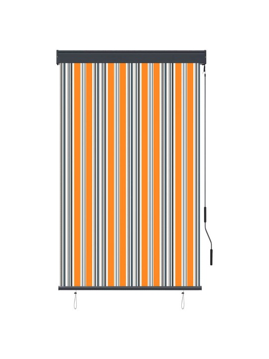 Āra ruļļu žalūzija, 100x250 cm, dzeltena un zila