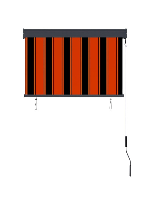 Āra ruļļu žalūzija, 100x250 cm, brūna un oranža