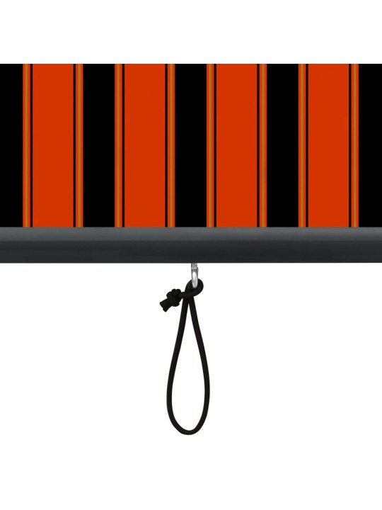 Āra ruļļu žalūzija, 100x250 cm, brūna un oranža