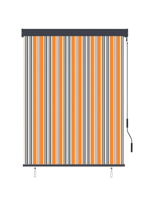 Āra ruļļu žalūzija, 120x250 cm, dzeltena un zila