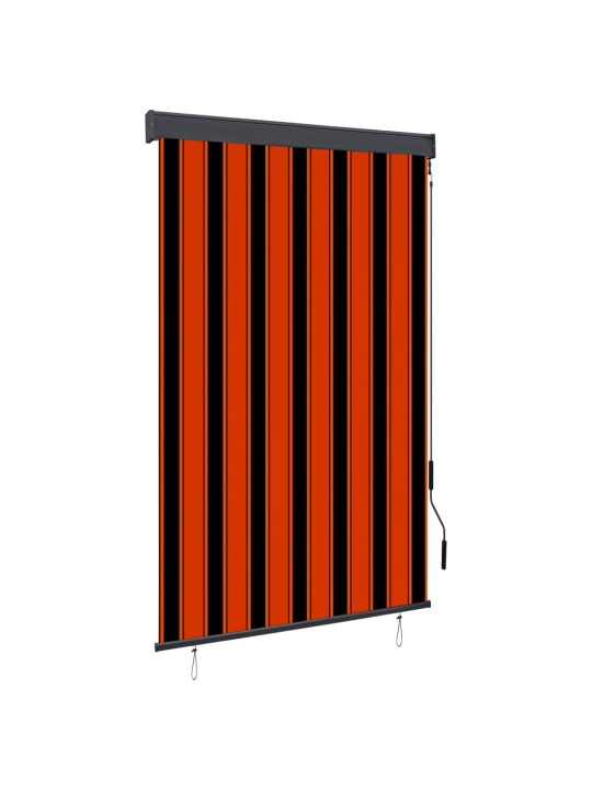 Āra ruļļu žalūzija, 120x250 cm, brūna un oranža