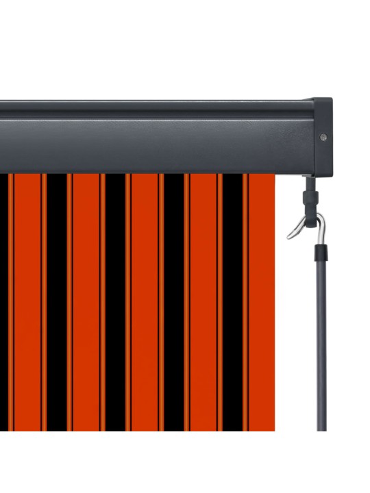 Āra ruļļu žalūzija, 120x250 cm, brūna un oranža