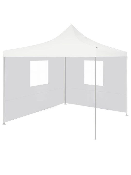 Saliekama nojume ar 2 sienām, balta, 3x3 m, tērauds