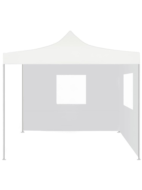 Saliekama nojume ar 2 sienām, balta, 3x3 m, tērauds