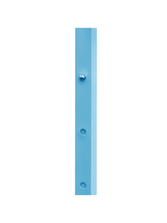 Saliekama nojume ar sānu sienām, balta, 3x6 m, tērauds