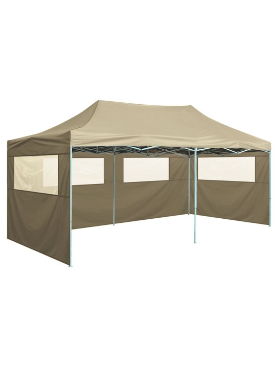 Saliekama nojume ar 4 sienām, krēmkrāsa, 3x6 m, tērauds