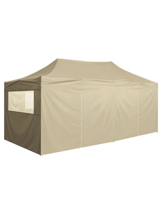 Saliekama nojume ar 4 sienām, krēmkrāsa, 3x6 m, tērauds